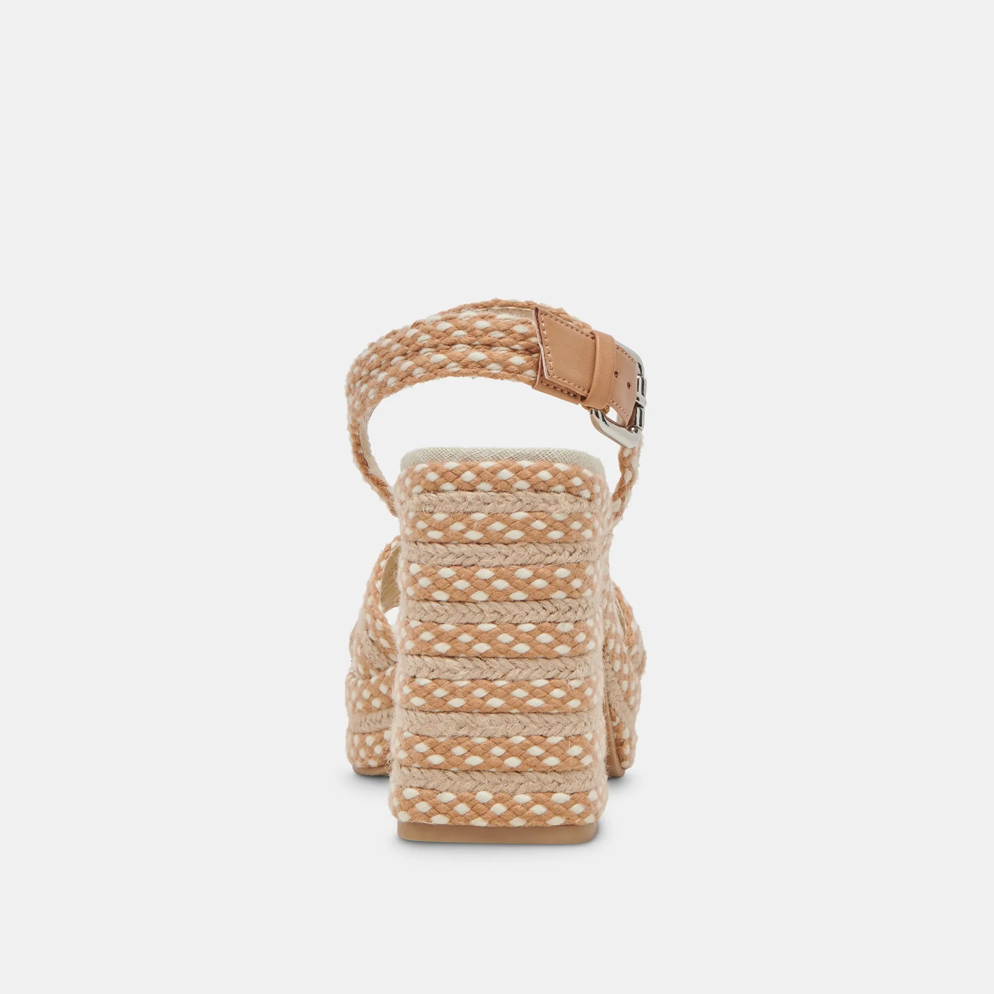 ARNELA HEELS NATURAL MULTI WOVEN