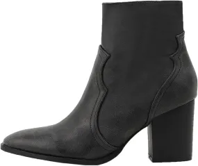 Boots for Women Pointed Toe High Heel Ankle Boots Winter Shoes Chelsea Pump Ankle Boots w/Side Zipper