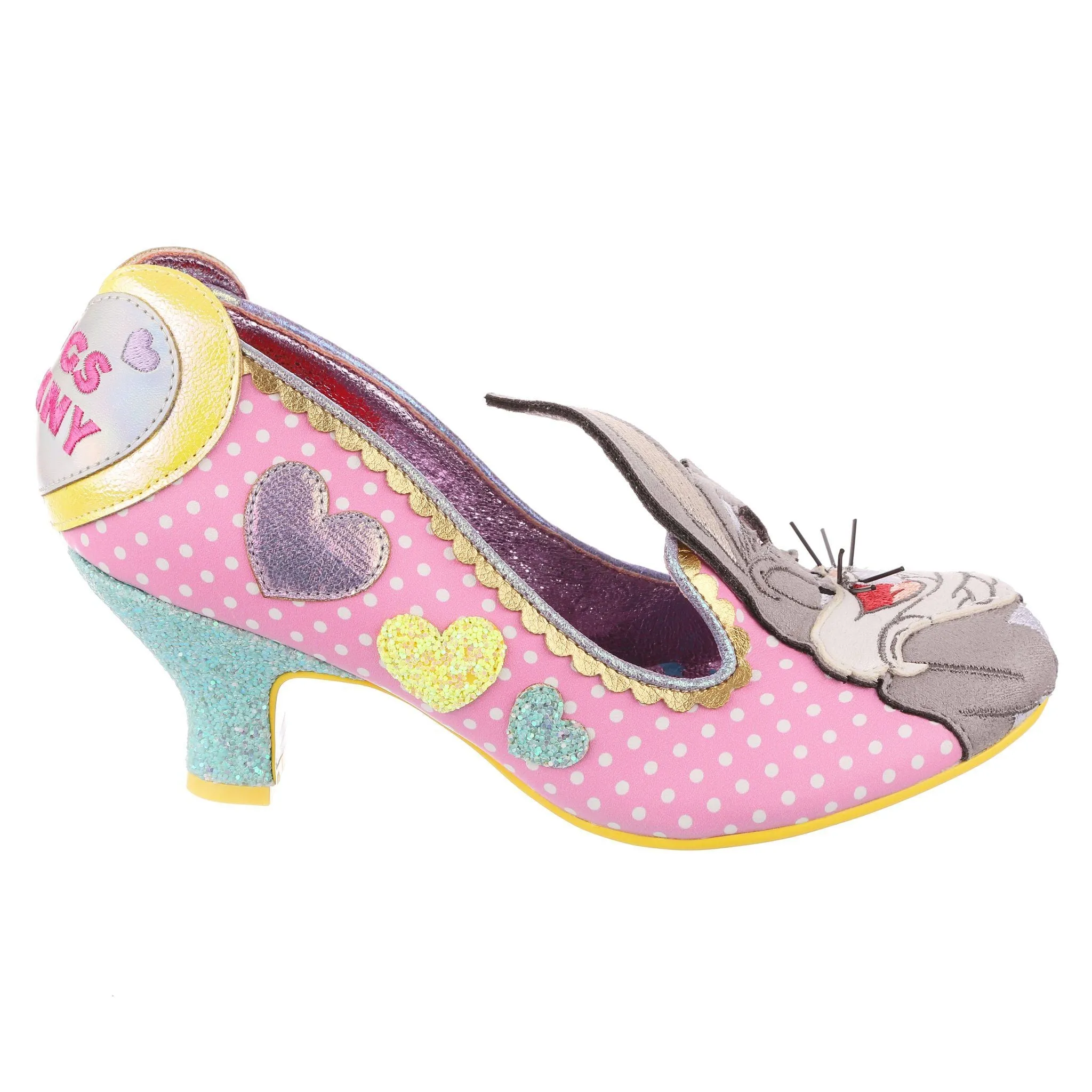 Bunny Love in Pink or Black by Irregular Choice