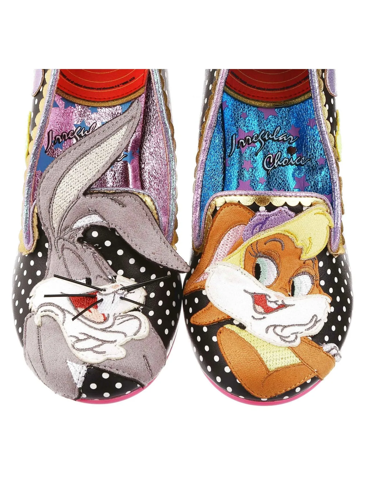Bunny Love in Pink or Black by Irregular Choice