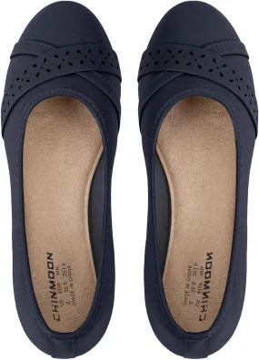 CHIN·MOON Women's Ballet Flats Comfortable Dressy Walking Dress Casual Shoes