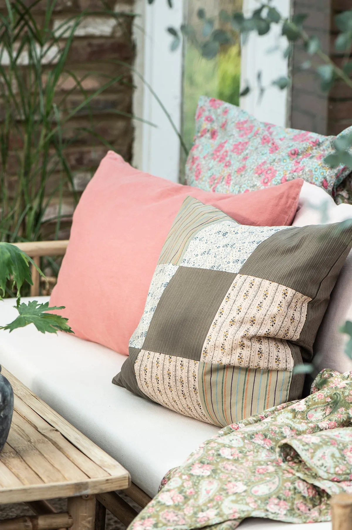 Desert Rose Linen Cushion 50x70