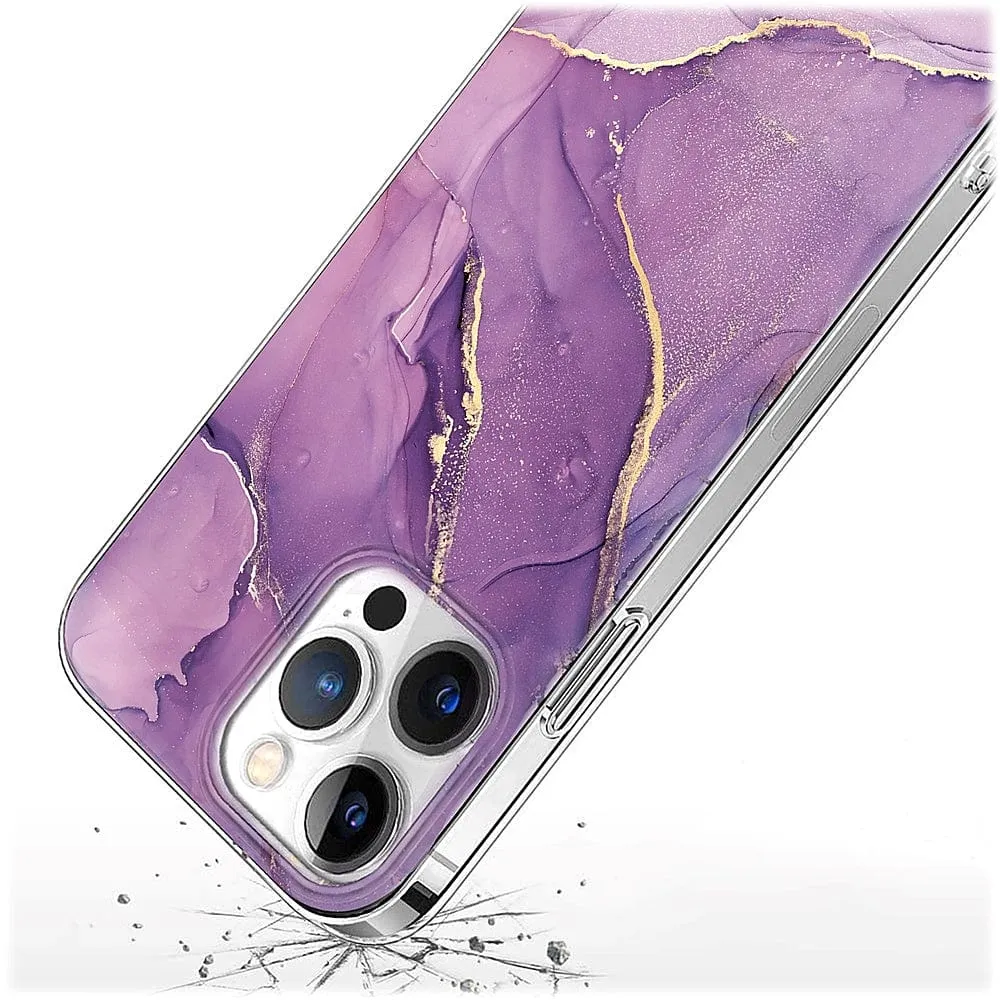 Inspire Series Purple Marble Case  - iPhone 14 Pro Max - CP00368