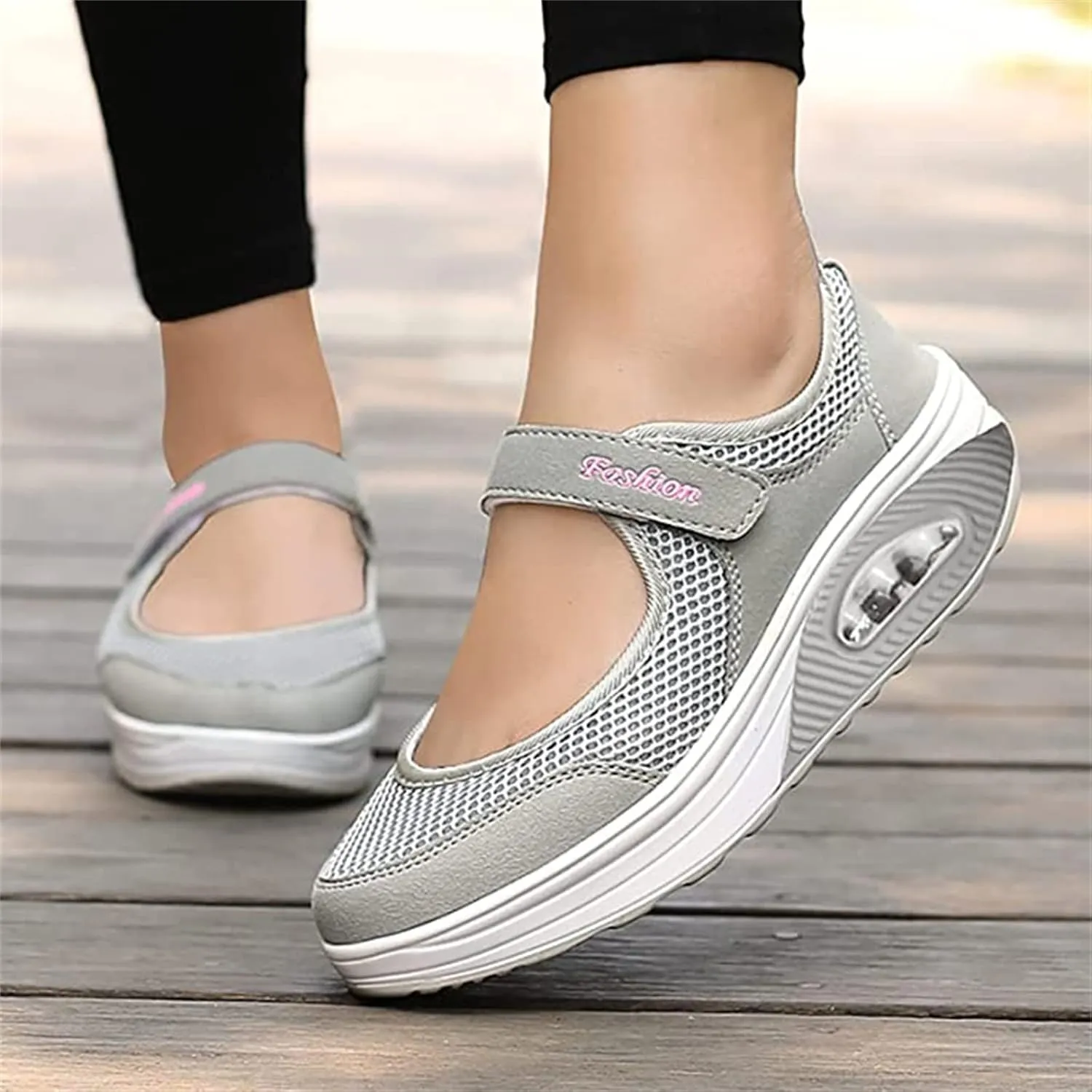 Ladmiple Sneakers For Women Comfortable Shoes Slip on Fashion Casual Platform Shoes Dressy Summer Walking Flats Loafers