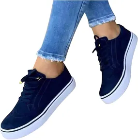 Ladmiple Sneakers For Women Slip On Wide Width Canvas Shoes Fashion Casual Dressy Summer Low Top Flats Walking Loafers