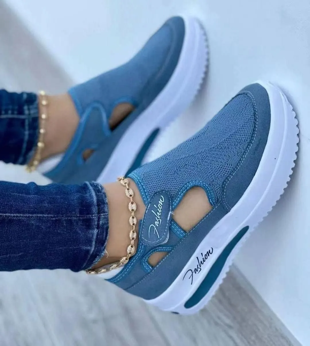 Ladmiple Sneakers For Women Slip On Wide Width Comfort Casual Canvas Shoes Dressy Summer Fashion Walking Flats Loafers