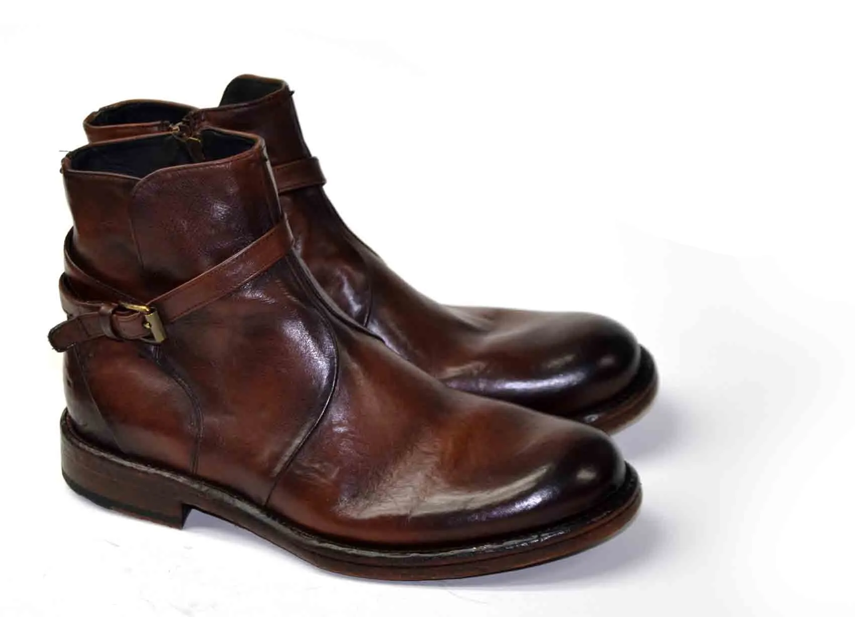 LAST PAIR 41/45- TERRA BUCKLED ANKLE BOOTS
