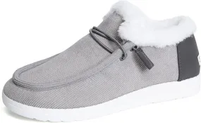 Lausiuoe Womens Winter Boots Size 12 Women's Warm Snow Winter Fuzzy Ankle Booties Flat Cute Silp On Comfortable Casual Loafers Platform Sneakers Fashion Slippers