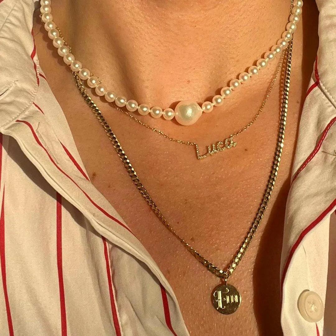 Medallion Signet Necklace