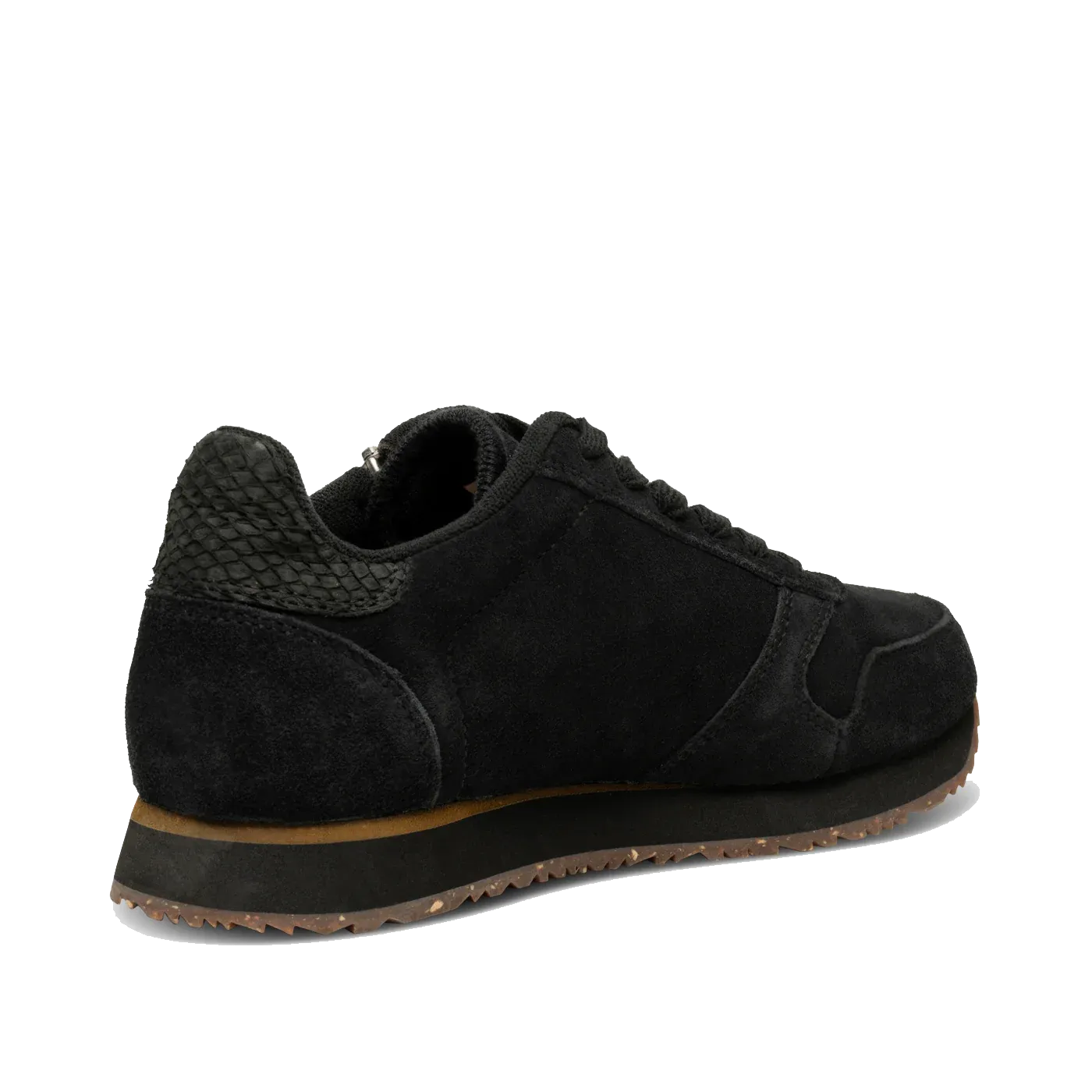 Woden Ydun Suede Zipper, Black