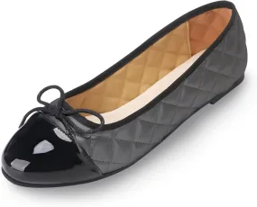 Womens Flats Comfortable Dressy Ballet Flats Shoes for Casual Bow Formal Flats Loafers for Women