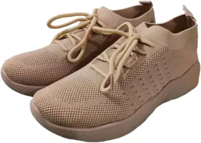 Women's Lace up Sneakers: Casual Running, Walking Arch Support Shoe, Lightweight Slip-On Sock Design, Non-Slip Work Shoes Footwear